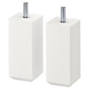 STUBBARP White 4-Pack Adjustable Legs for Wobble-Proof Storage